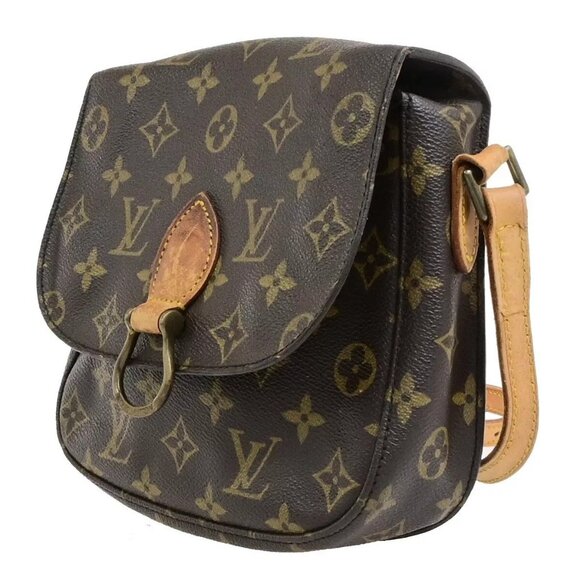 LOUIS VUITTON Saint Cloud MM Shoulder Bag Monogram Leather Brown - Picture 16 of 16